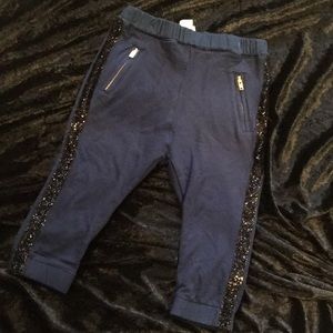 Girls, size 2 (toddler) embellished sweatpants